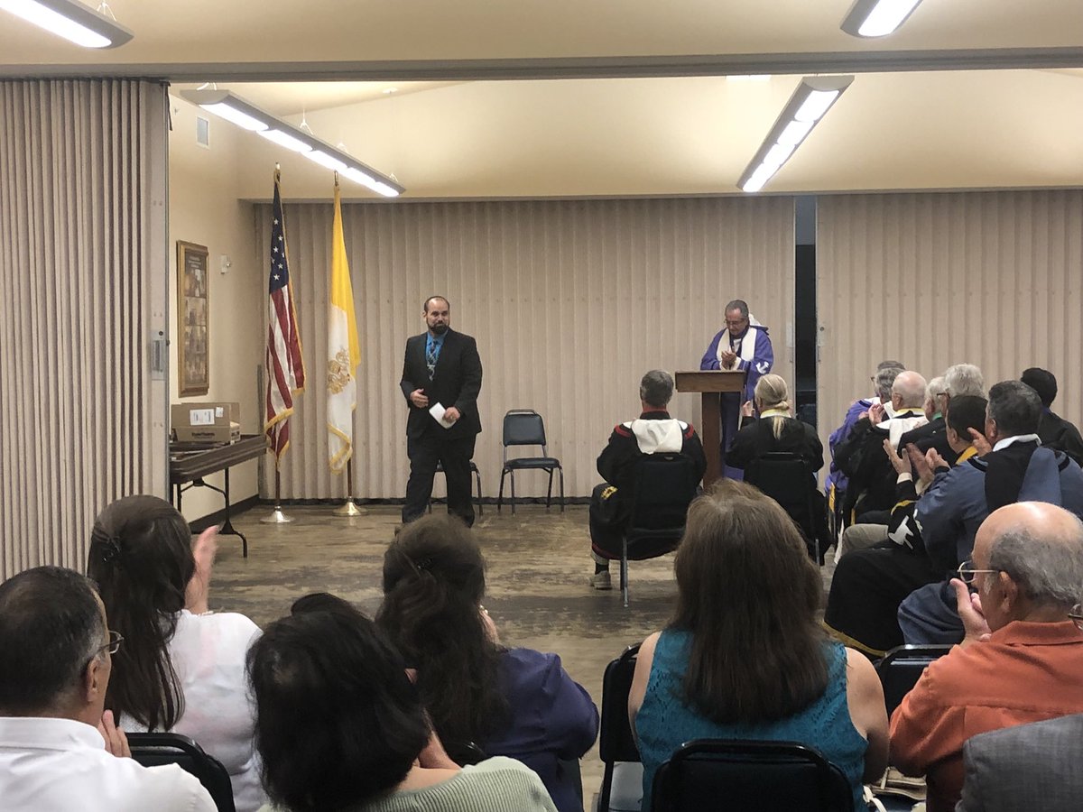 Thank you Knights of Columbus for the generous donation to our school and continued support. #Area4 #WeClimbTogether