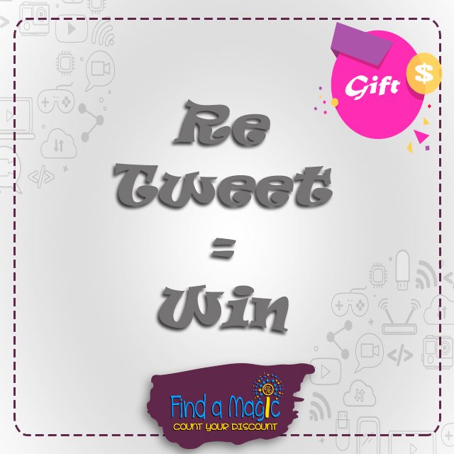 Find___Magic's tweet photo. You did not need to wait for a coupon.
You can win it now.
Last one Retweet this post will win a very special exclusive coupon.
This Competition end in 29-7-2018.
( Don't forget follow us to know the Winner )
#find_a_magic  #WednesdayWisdom  #NationalHotDogDay https://t.co/BMISQBHY4q