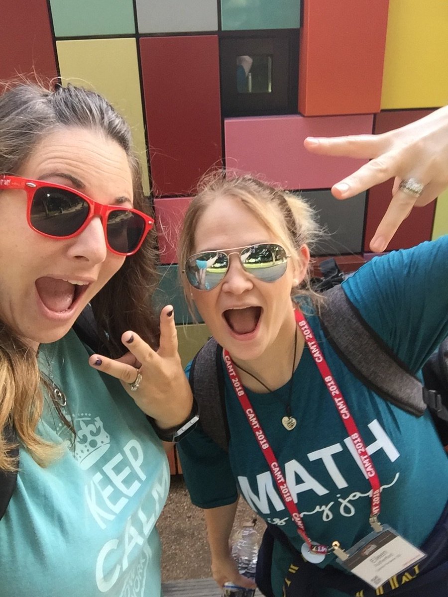 MrsRuthieFord's tweet photo. Day 3 @ #CAMT18 w/ @PalkerMath!! #CyRanchMath @cfisdmath https://t.co/5PXaZrDPyt