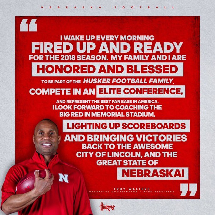"I wake up every morning fired up and ready for the 2018 season." 

💨 <a href="/CoachWalters1/">Troy Walters®</a> 💨

#GBR