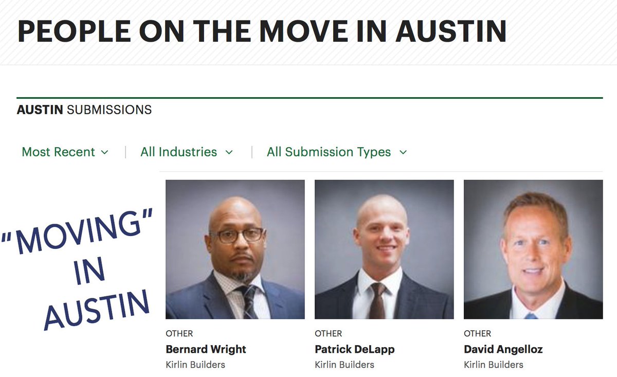 A lot of "movement" in our Austin Office...check it out! #kbcares 
bizjournals.com/austin/potm