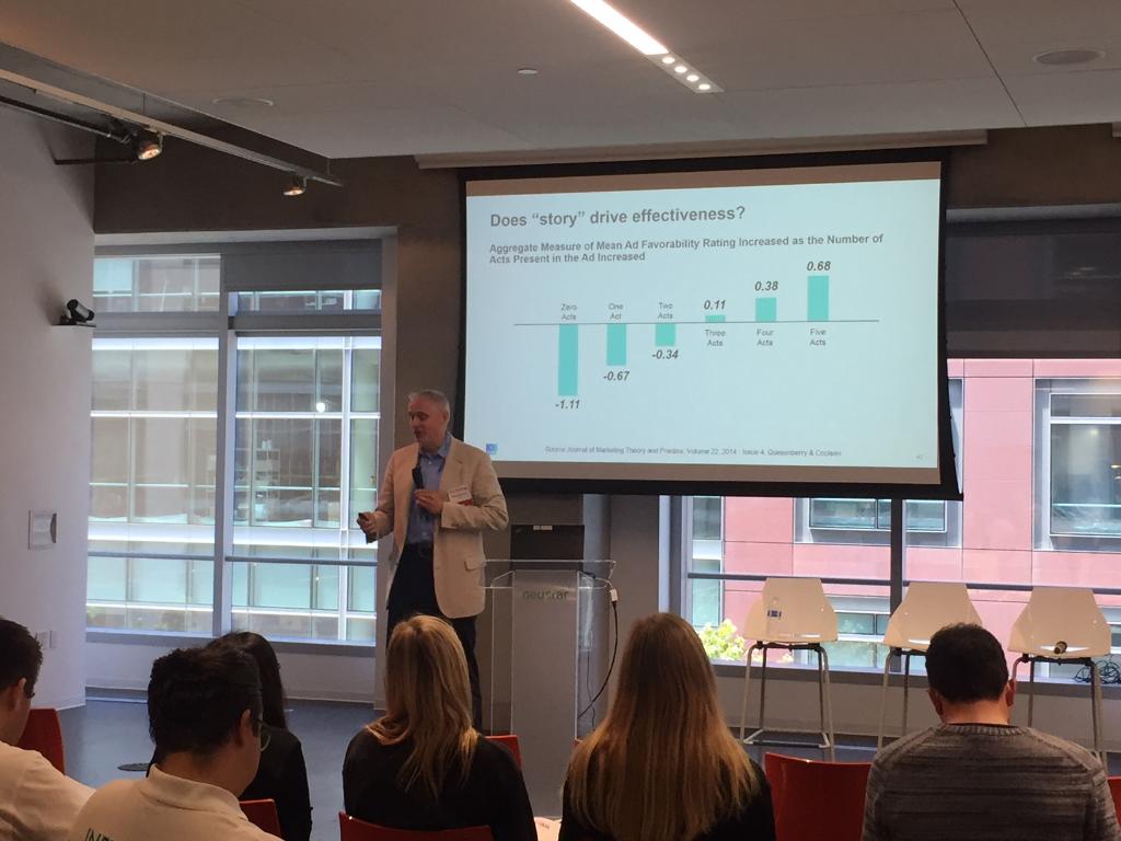 Neustar's tweet photo. Does story drive effectiveness? @peterminnium shares his research at the @the_ARF SOCIAL MEDIAxSCIENCE event in SF. #AxS2018 #mrx #socialmedia #marketing #advertising. https://t.co/dd8jwJIE1N https://t.co/TRk8XY3Iu0