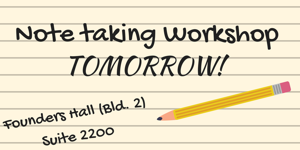 UNFSASS's tweet photo. Hope you can join us tomorrow @ 2:30 for another #UNFStudentSuccess workshop! https://t.co/56Hg1u0A08