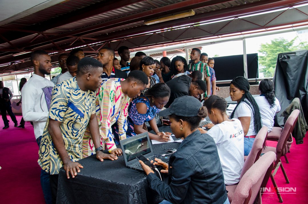 TheInvasionNg's tweet photo. Arriving guests. Can you see the look of anticipation in their faces? #Dominate18 #InvasionConference https://t.co/n8V8LBiNJE