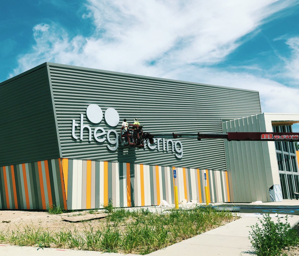 gathering_now's tweet photo. Look what went up at the New McCausland Site today! 😁 
#gatheringnow #ForSTL https://t.co/DRS8C2Kigv