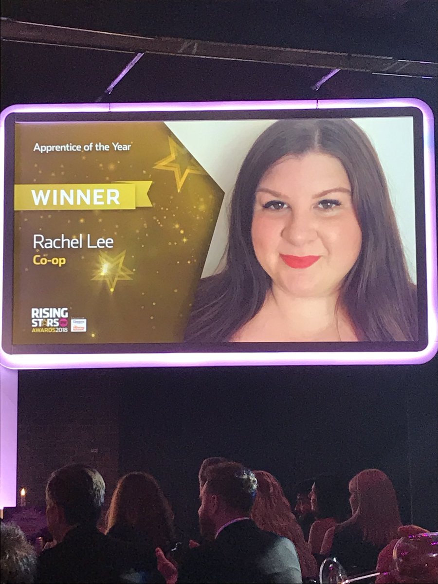 lyndseyatko's tweet photo. 1st award and 1st winner, Rachel Lee who is our apprentice of the year winner @coopfood @CP_Whitf #coopmagic #retailawards https://t.co/avGRfzWp5A