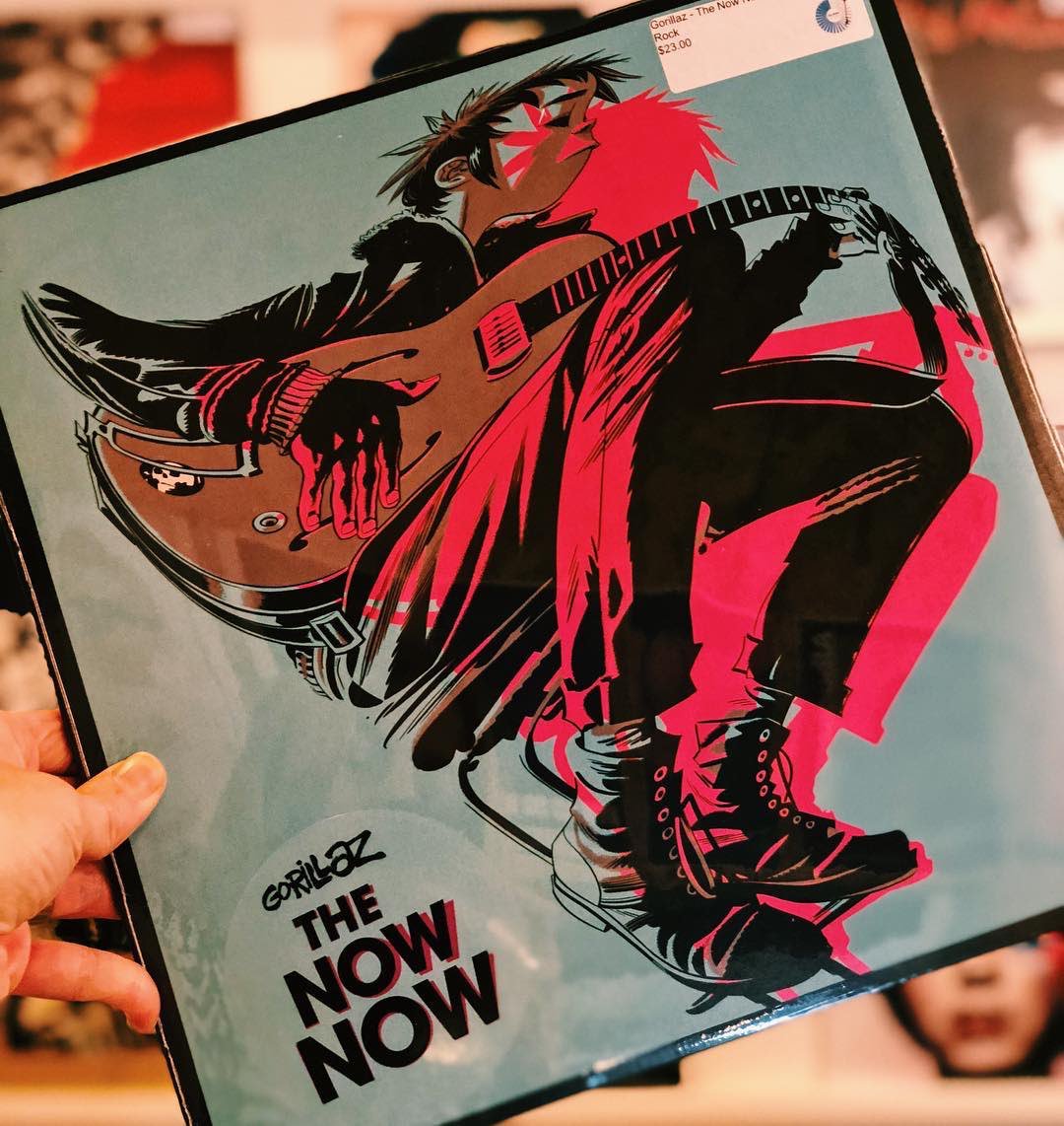 SpurLineSupply's tweet photo. Just in @gorillaz newest - The Now Now https://t.co/DNQKIXOut7