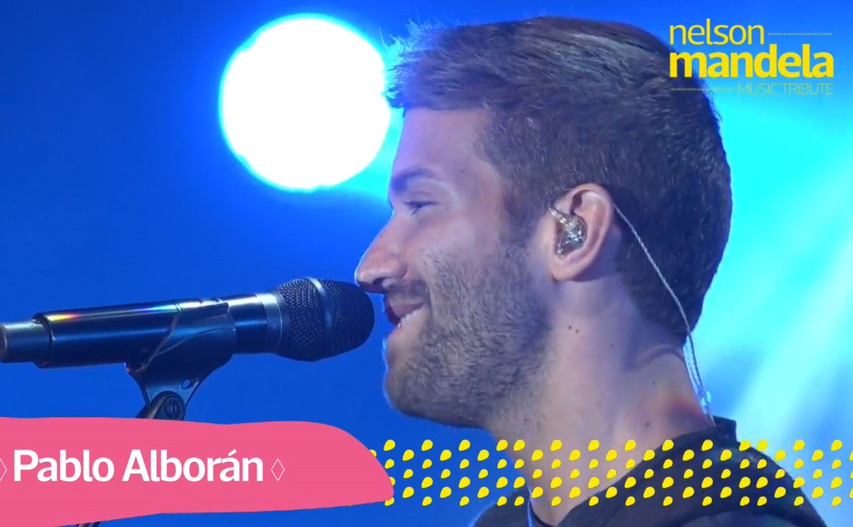 doalcarcarmen's tweet photo. @pabloalboran vayas donde vayas SIEMPRE serás el mejor 🎶🎤❤! 
Poder verte esta noche desde NY ha sido increíble! GRANDE ! 
#NelsonMandelaMusicTribute https://t.co/b7LiUWNqNq