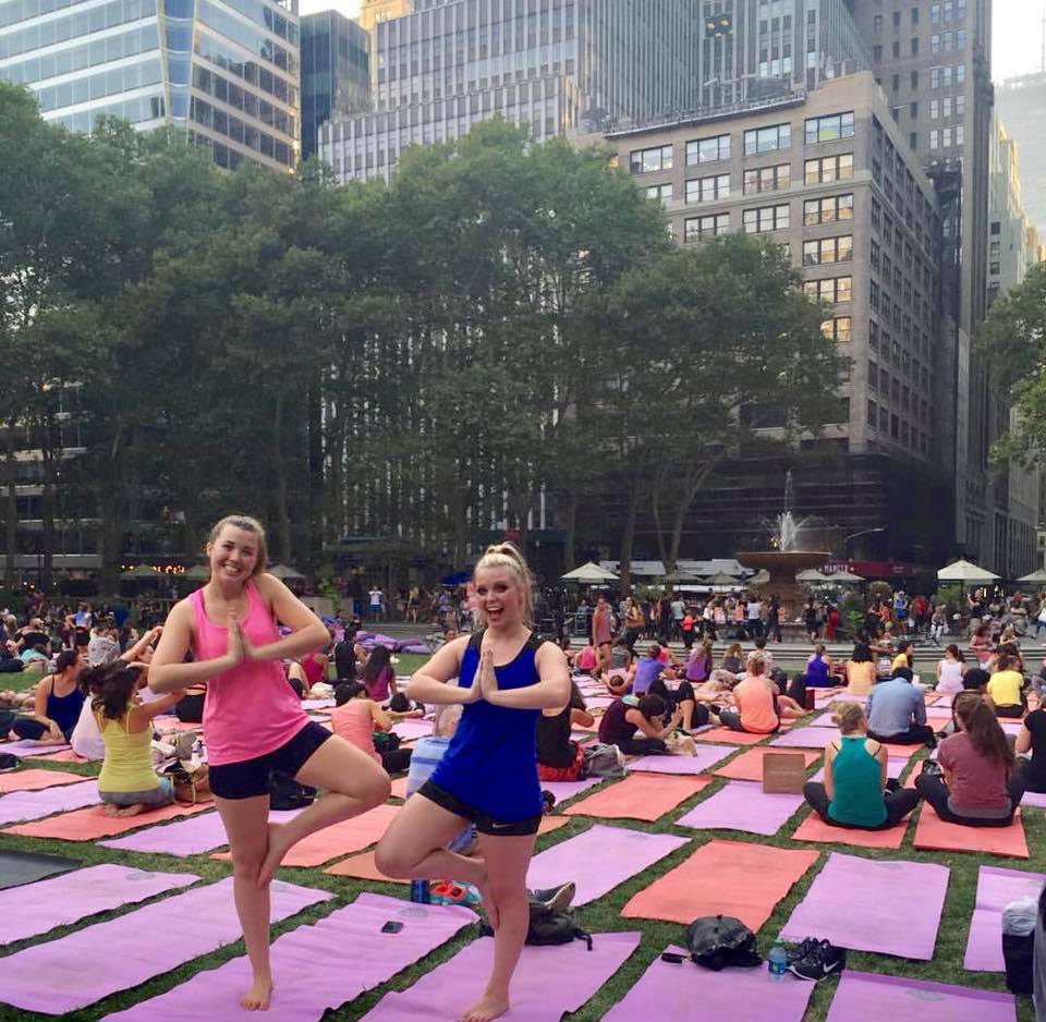 EHSNYC's tweet photo. Yogi #WhereToWednesday @bryantparknyc with #EHS1760 residents! We love that there are always such cool events &amp; photo ops in this park--share yours with us @EHSNYC! Click here for more free yoga in NYC! https://t.co/M3QuSk2yZk https://t.co/yyRlgDvO0a
