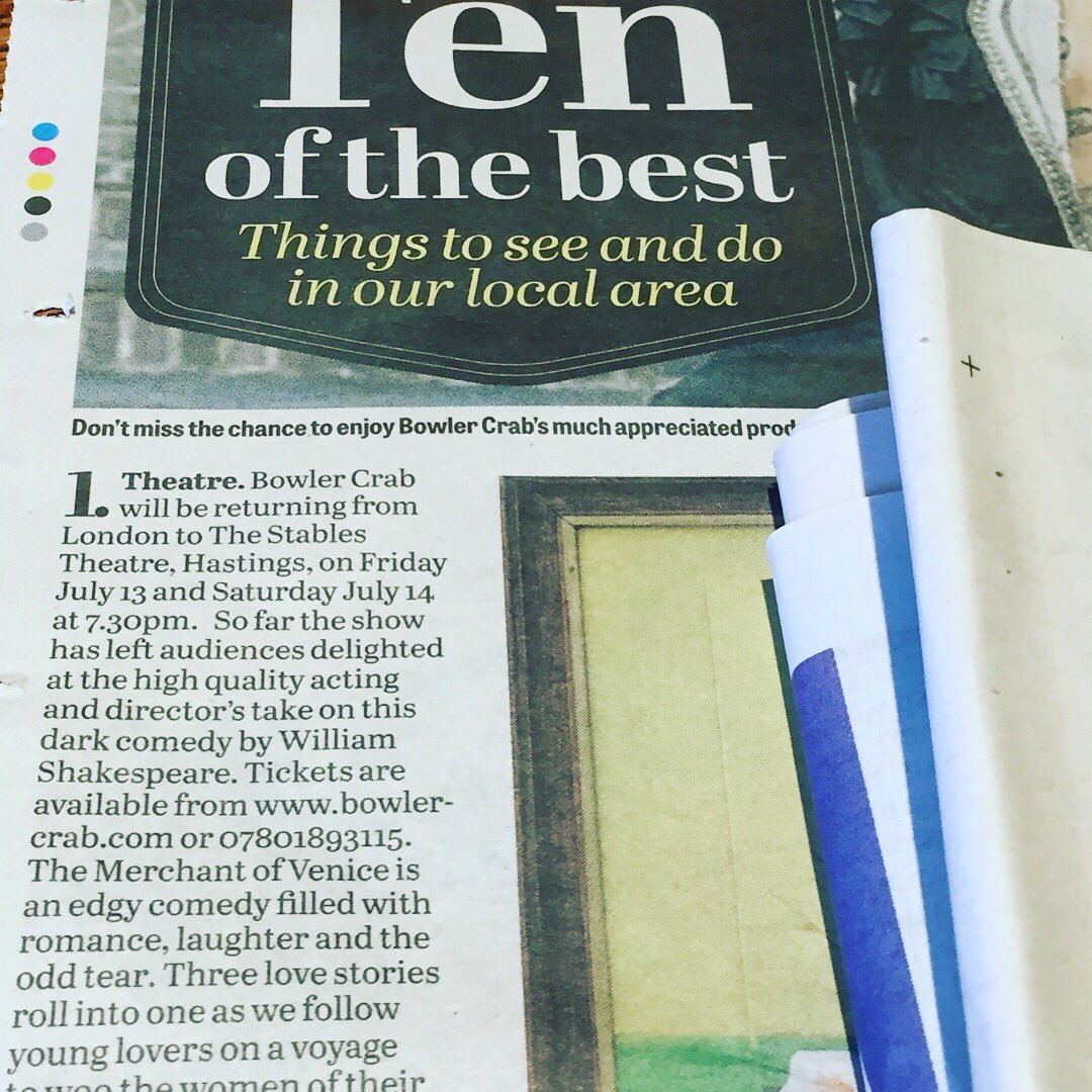 BowlerCrab's tweet photo. We’re the NO.1 thing to do in the 1066 area! The Merchant of Venice returns to Half House Farm this Friday and Saturday ! Tickets at https://t.co/CBvXfofS8f ! #shakespeare #bowlercrabproductions #themerchantofvenice #bestthingtodo #1066country #hastingsobserver #ryeobserver https://t.co/fRAWuEh1AW