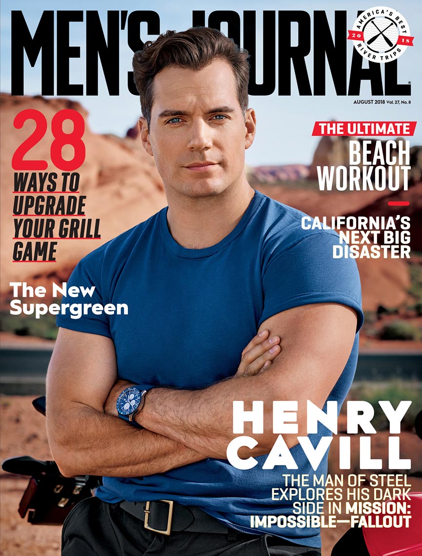 🎟One free ticket to the gun show, courtesy of #HenryCavill on the cover of <a href="/MensJournal/">Men's Journal</a>. Photo by #JeffLipsky.