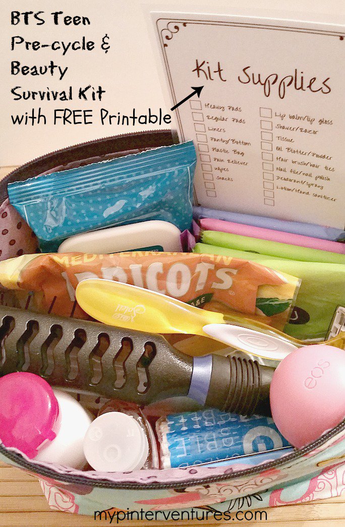 pinterventures's tweet photo. Periods can be scary, so talk your girls and create a Back to School Teen Pre-Cycle & Beauty Survival Kit. Plus a free printable item list. #backtoschool #teens #periodkit https://t.co/jfWGteQEGZ https://t.co/QIZrEaeDJr