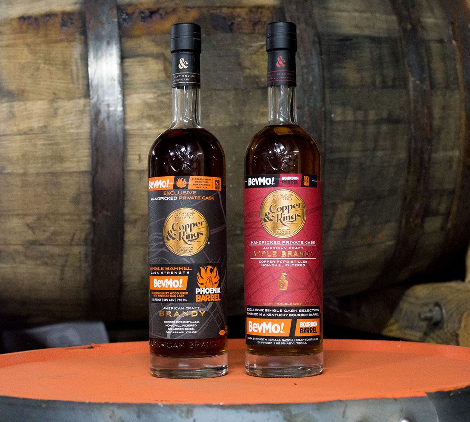 CopperAndKings's tweet photo. Coming soon to @BevMo  Single barrel selections of our Pear brandy, Apple Brandy and cask strength American Craft Brandy. Exclusive handpicked selections straight from our maturation cellar. #brandyrocks #americanbrandy #applebrandy #pearbrandy https://t.co/xnp25BMEyq