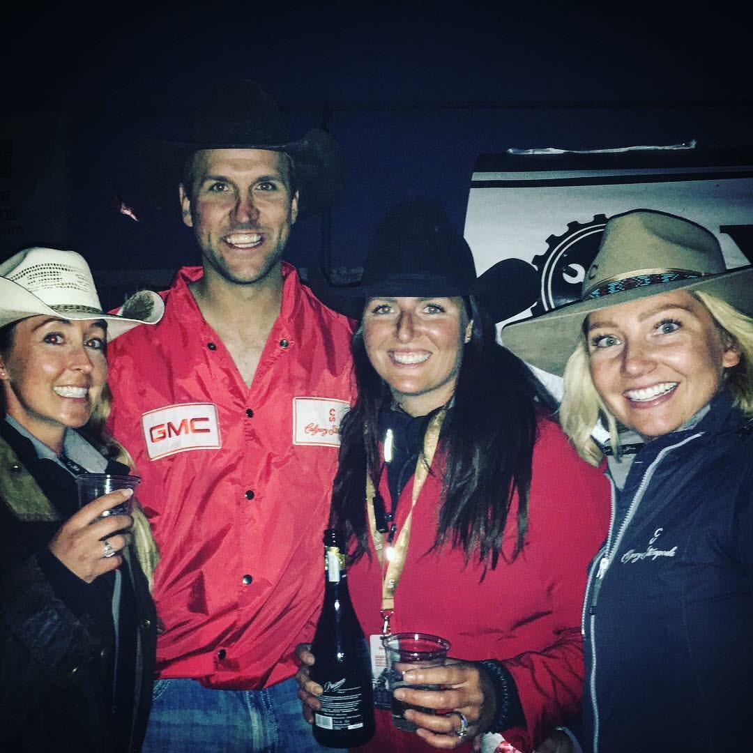 marysedaze's tweet photo. The yearly tradition continues... Congrats @BensmillerCWR 🙌🔥😁 !!@hollystockall @CSchuckwagons #cschucks #Stampede2018 #stampedetraditions https://t.co/TF8aW9JQfO