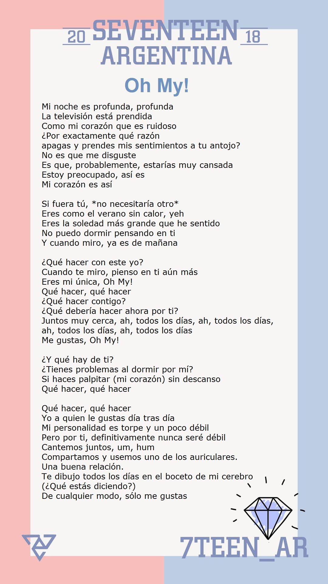 Cómo Se Dice En Inglés Me Voy A Dormir Seventeen𖧷Argentina 🇦🇷 on Twitter: "【TRADUCCIÓN】180719 Letra en español  de "Moonwalker". #Seventeen #세븐틴 @pledis_17 Trad. Inglés: cheolwangja Trad.  Español: Seventeen Argentina https://t.co/FVR3asFKl3" / Twitter