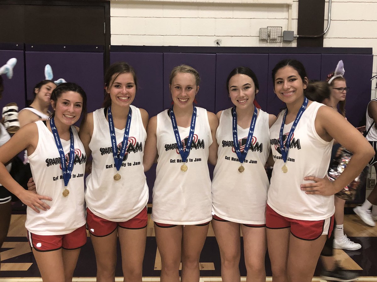 Congrats to our 2018 All American Cheerleaders! We are proud of you! <a href="/KadenOMara/">kaden :p</a> @jaimeedelon <a href="/Savannahbrammel/">Savannah</a> <a href="/white_as_paper/">Tonielle  Miller</a> @izzythegiraffe <a href="/EmporiaSpartans/">Emporia Spartans</a> #EmporiaProud