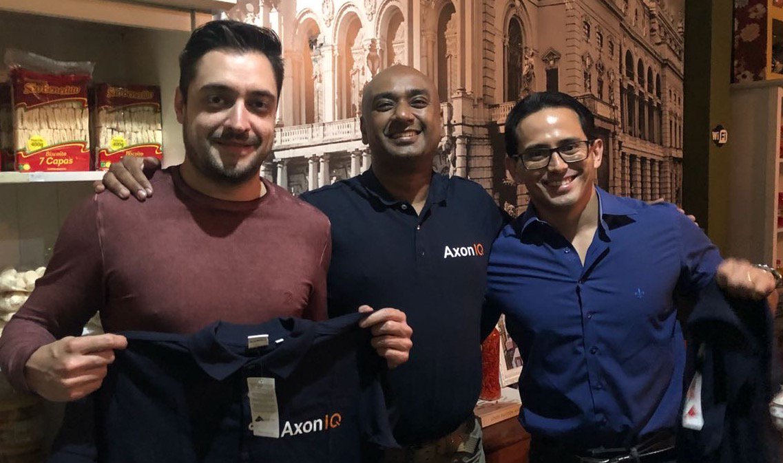 Great dinner with @reza_rahman . Knowing @axon_iq better! Thank you for all the clarifications and for the great dinner. Zup Innovation #zup #gozup @allardbz @Frans_vanBuul