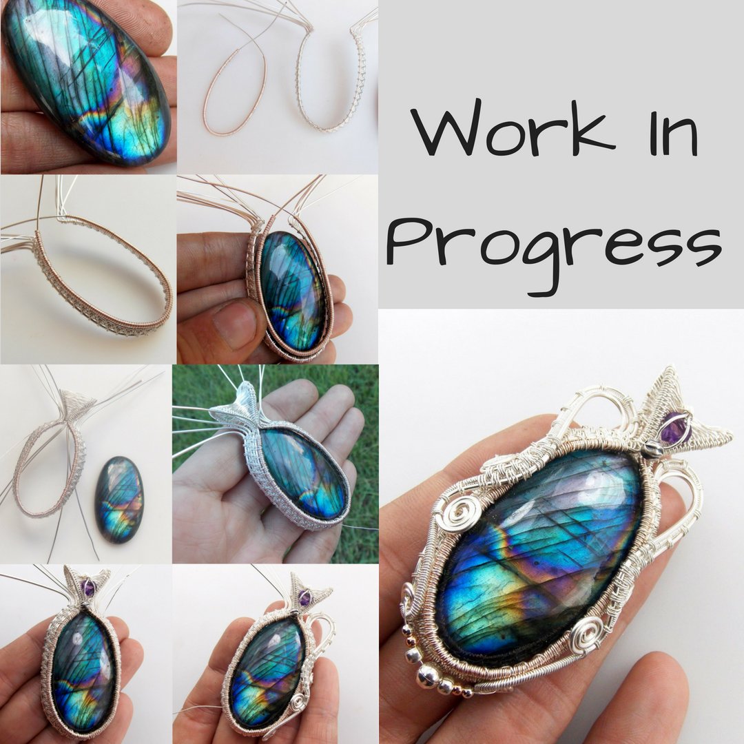 m_w_jewelry's tweet photo. Here it is all finished and glowing! #beautiful #blue and #purple #labradorite #wirewrapped in fine #silver and a bit of #rosegold accented with a #faceted #amethyst #heart in my #etsyshop now!🤗https://t.co/JS6VglvrUT
#wirewrap #wireweaved #bohojewelry #handmadejewelry #magical https://t.co/zxcawUH6N9