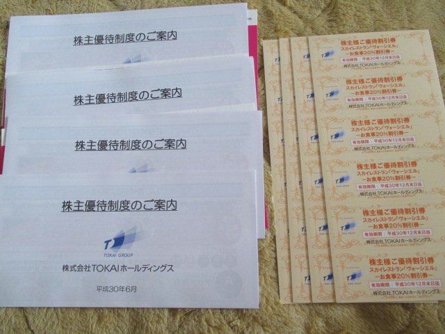 しのん on Twitter: "今日の日経平均は前日比+69.11円で前引け。まあまあの動きです。 写真はTOKAIホールディングスの優待