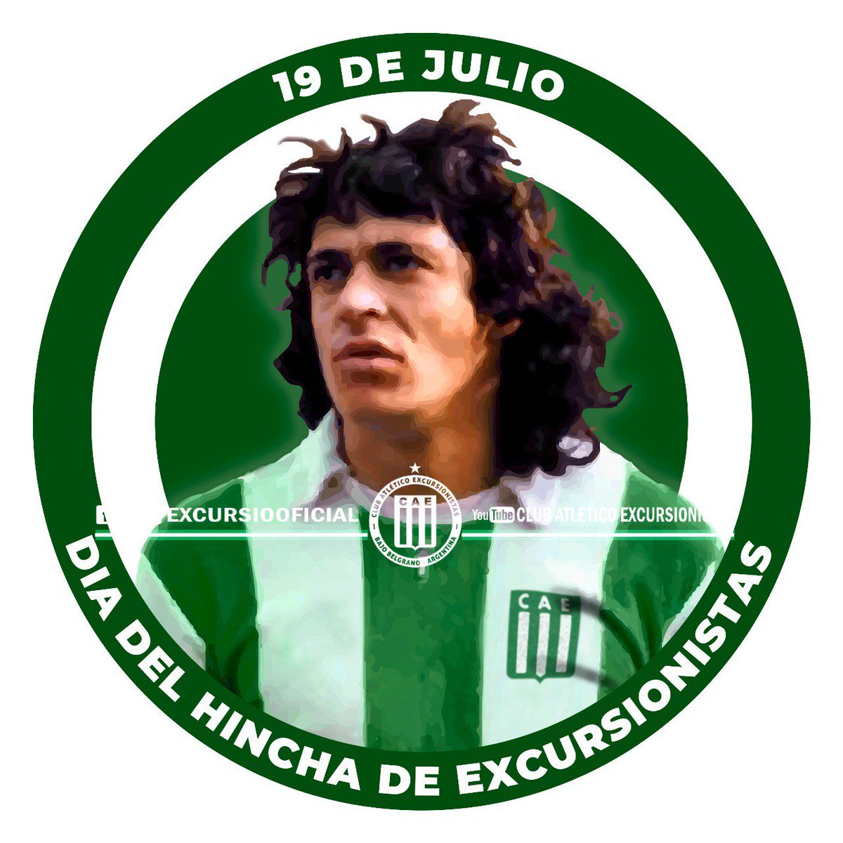 ExcursioOficial's tweet photo. ¡FELIZ DIA DEL HINCHA DE EXCURSIONISTAS!
En recuerdo al día de nacimiento de René Orlando Houseman se ha decidido que todos los 19 de Julio, sea el #DíadelHinchaDeExcursionistas
Los invitamos este jueves 19, a partir de las 20.00 al SUM del Club, en donde se realizará un brindis. https://t.co/huPsTjRSNQ