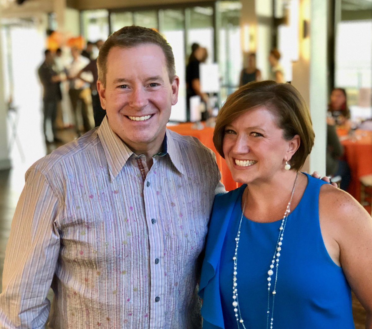 KristenMinCLT's tweet photo. Fun night with @ChrisLarsonWBTV and our friends with @24foundation as we celebrate the amazing fundraising so many teams have already done ahead of next weekend’s #24HOB on the #BootyLoop! It is almost time to ride! #24LapsCancer https://t.co/0FH35f8nos