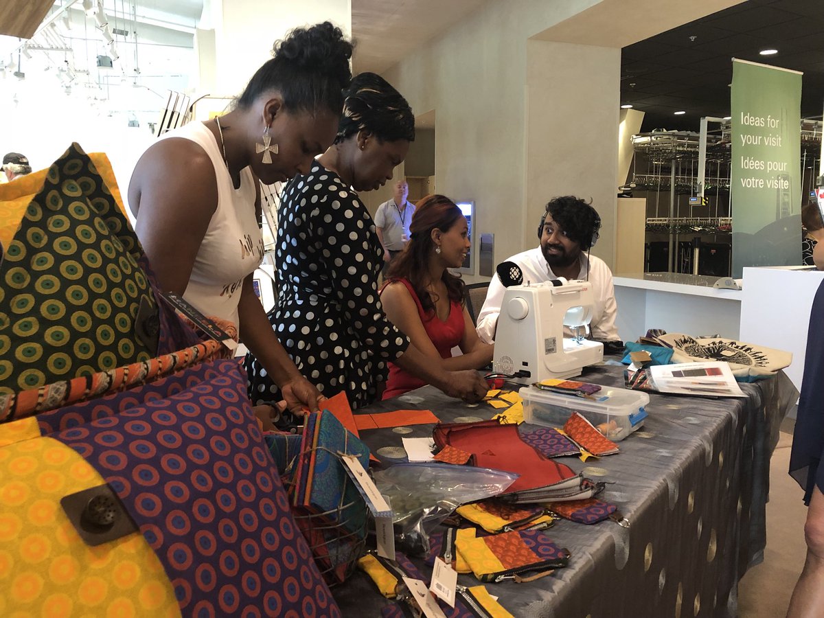 We loved having Awet Zersenai, Angela Kapela and Mimi Abegazi from One Nation Exchange at the Museum Boutique to demonstrate sewing with shweshwe fabric. They also did an interview with Ramraajh Sharvendiran (<a href="/Ramraajh/">ramraajh sharvendiran</a>) with <a href="/CBCManitoba/">CBC Manitoba</a>!
