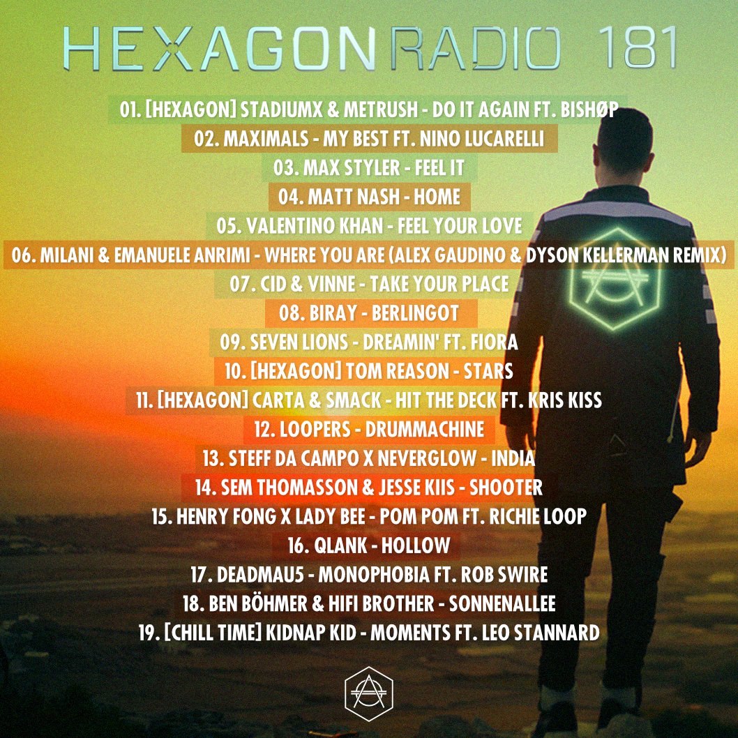 TUNE in NOW to hear 3 new HEXAGON RELEASES! 😱
🔥🔥🔥 ► tinyurl.com/HexagonRadio181