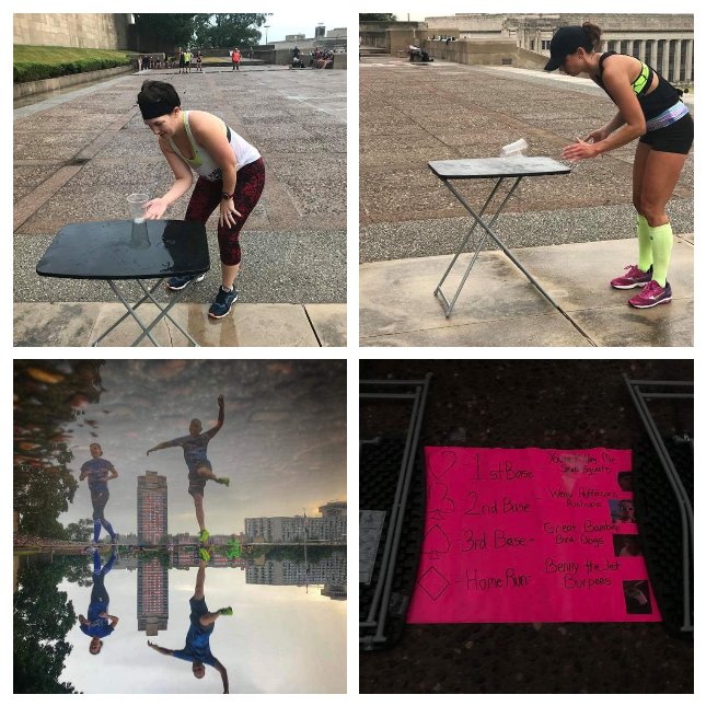 Flip cup and a Sandlot themed workout. The rain clearly ruined our fun today. #sarcasm #weatherproof #novemberproject #howwedokc #npkc