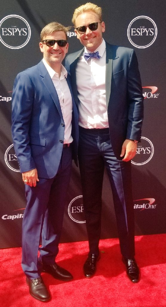 TrevorMoawad's tweet photo. Incredible Night Ahead @ESPYS - Excited To Be With @SnapRaise CEO, Cole Morgan. https://t.co/6ZzaEF1XId