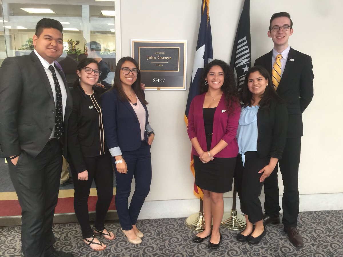 merina_rae's tweet photo. Today’s Hill Visits w/ the offices of Senator Ted Cruz, Senator John Cornyn & Congressman Lamar Smith. Thank you for allowing me to advocate for the migrants/refugees who cannot speak for themselves. We’re called to serve & today I was given that chance!#SALTSummit @CRSUniversity https://t.co/EEQiCccS3R