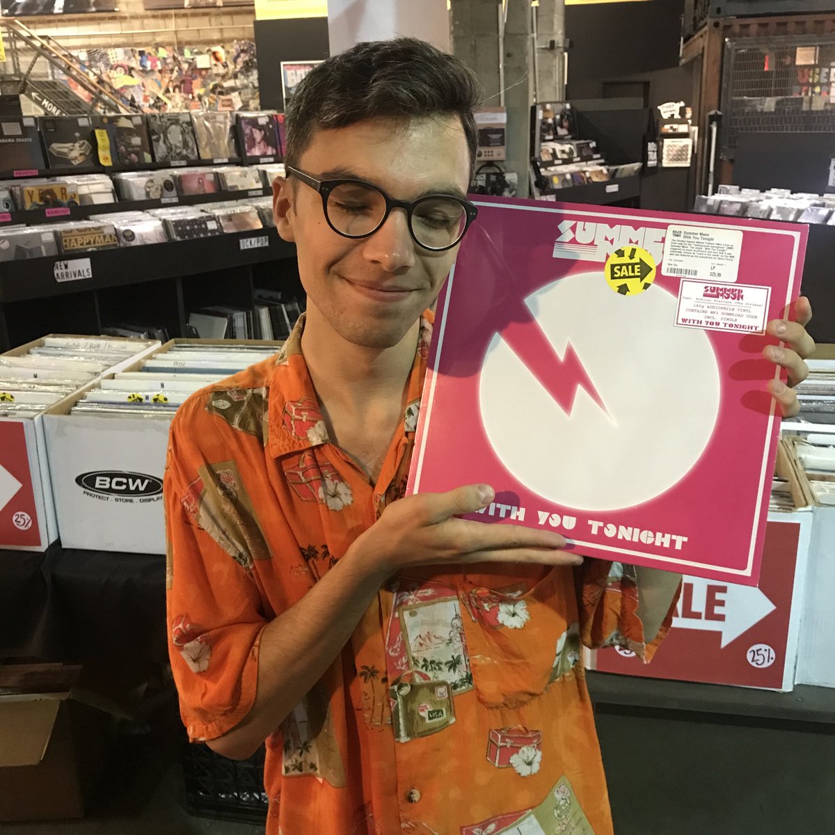 RoughTradeUS's tweet photo. RYAN'S SALE PICK | "Summer Moon's album 'With You Tonight' is a refined and focused indie-rock vibe sesh," More: https://t.co/X4hqyBvwxQ https://t.co/roZywk7E4e