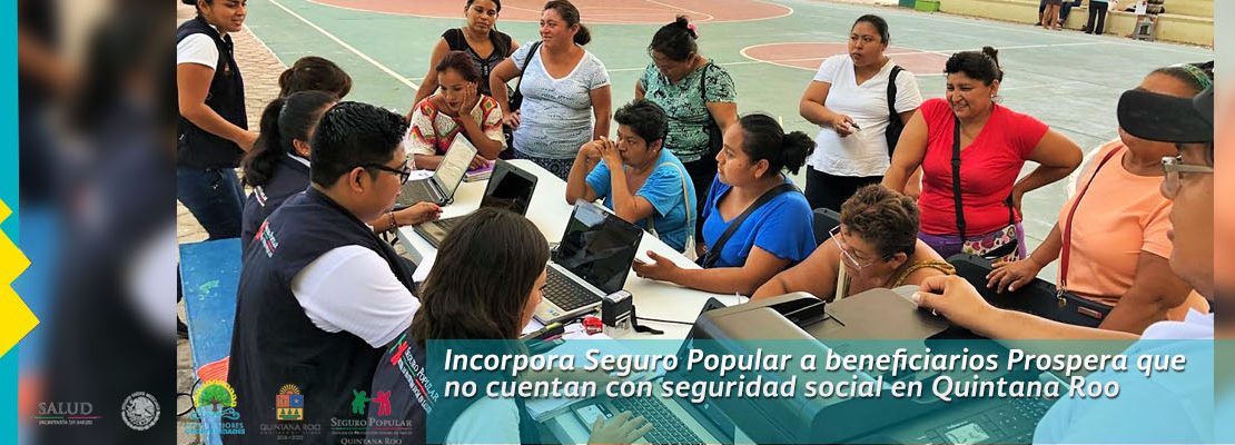 SegPopularQRoo's tweet photo. #SeguroPopular participa en la Estrategia Nacional de Inclusión a fin de otorgar protección financiera en materia de salud a 237,400 integrantes de familias #PROSPERA en #QuintanaRoo @achemor @CarlosJoaquin @Sedesol_QRoo @sedeso_qroo  https://t.co/p8C38EVleT @ENI_QROO https://t.co/iwYVbRePng