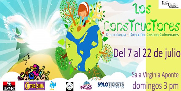 culturisima2000's tweet photo. #CulturísimaRecomienda #LosConstructores Prod. @Fosforycristina HASTA el 22 de julio en la SALA VIRGINIA APONTE los Dom 3:00 p.m. ¡Te esperamos! https://t.co/cvv59je2C1