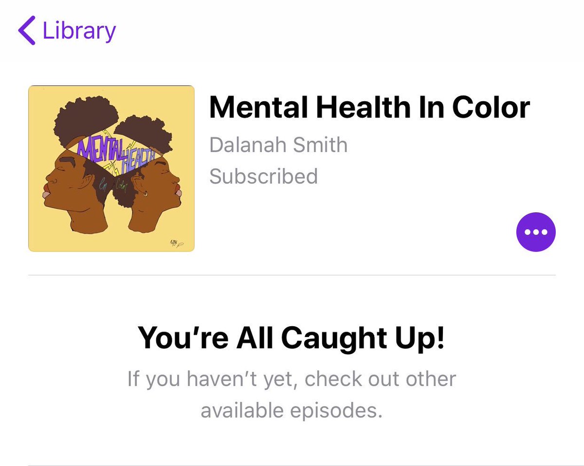 HeyXOXO_'s tweet photo. Shoutout to @dalanahs for creating a podcast focusing on mental health in the African American community! The first episode was AMAZING!
#MentalHealthInColor https://t.co/BnExxj1gF4