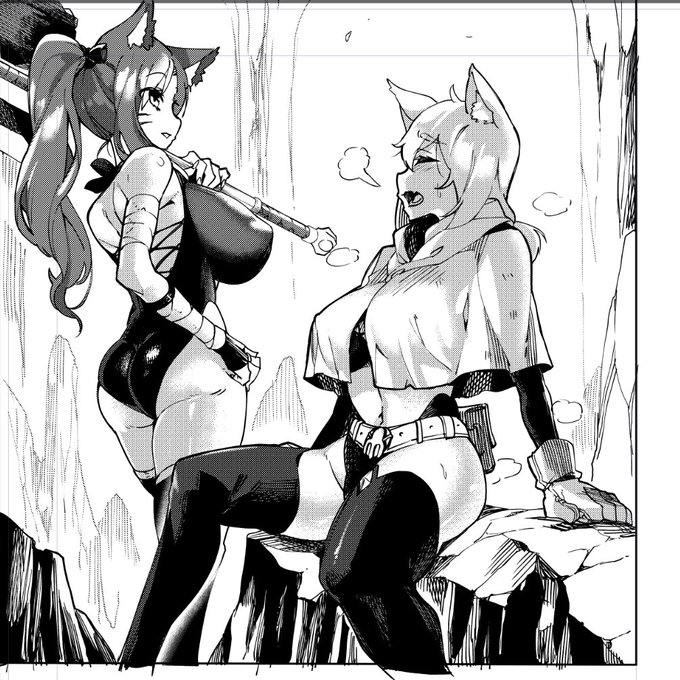 It's been nearly 6 years since I drew B/W manga page digitally 
But since i just bought a Cintiq board
Huh , now what do you know..... XD 