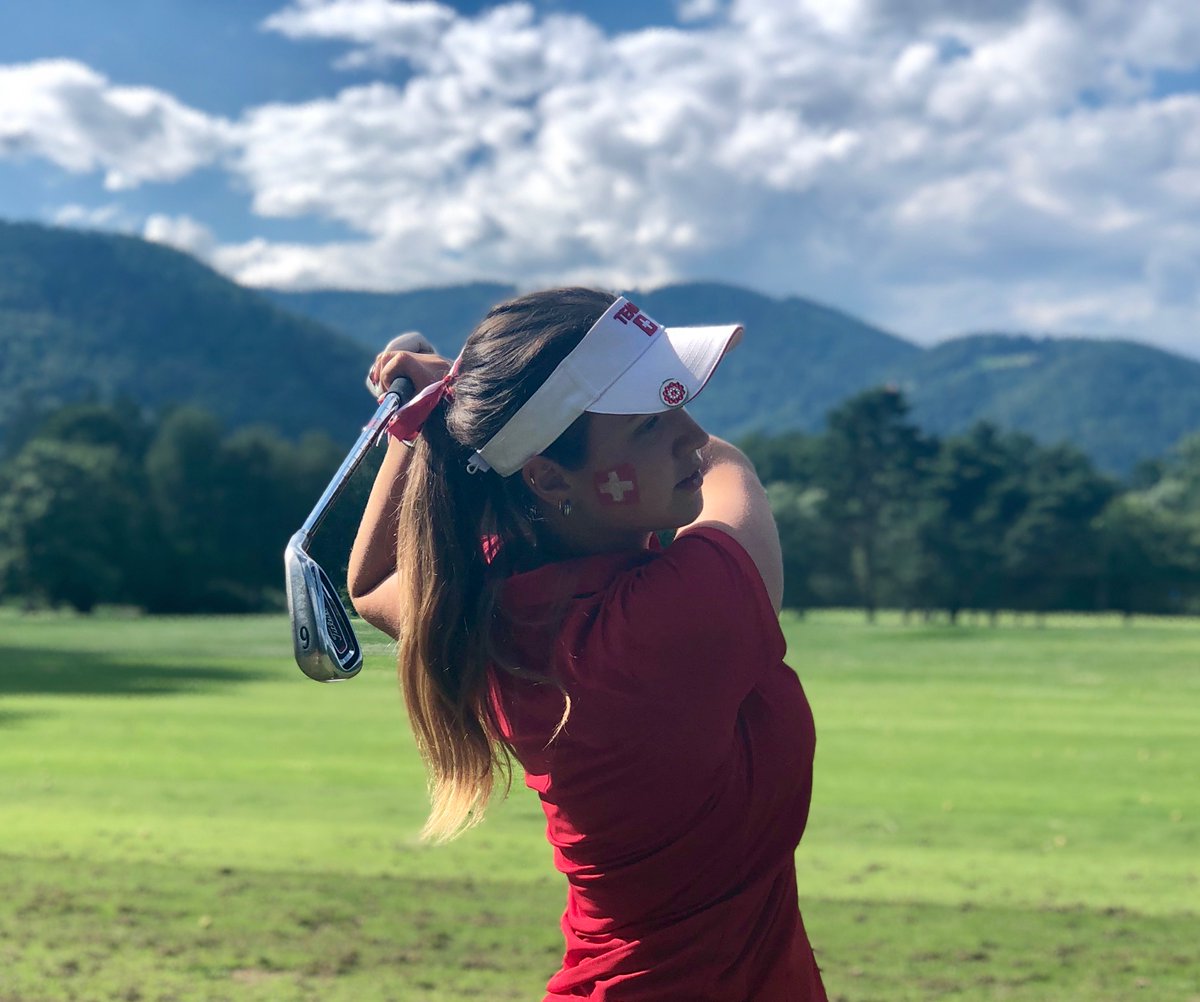 Lots of Hoosiers all over the 🌎 this summer including Priscilla Schmid getting 🏌️‍♀️ in Austria and <a href="/AngelaWang24/">Angela Wang</a> winning 🏆 in Myanmar! ⚪️🔴
