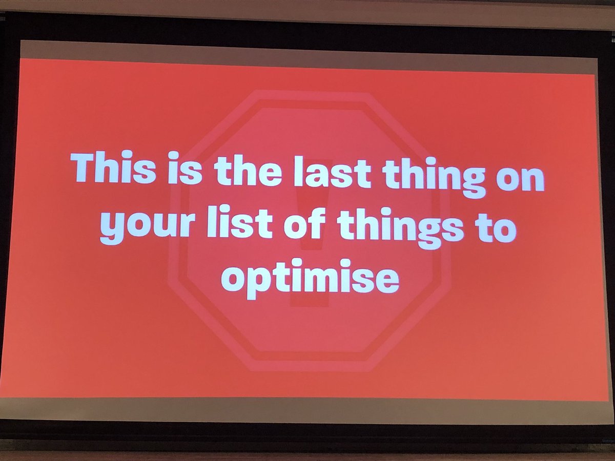 CSS Selector performance optimisation is more fascinating than important. Rarely a problem you see in the wild <a href="/csswizardry/">Harry Roberts</a> <a href="/nywebperf/">Web Performance NY</a> #perfmatters