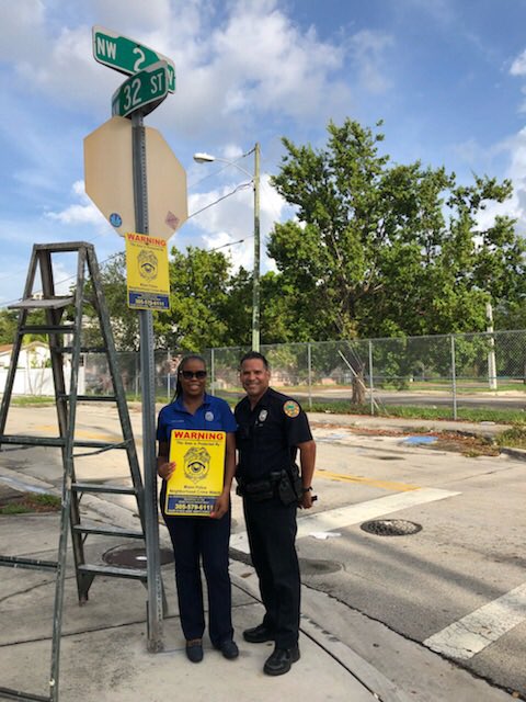 KERR_MPD's tweet photo. Crime Watch! Back and better than ever in #Wynwood #SafestCity https://t.co/1yQFq62wgZ