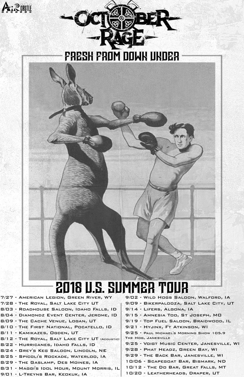 Time to clear your summer schedule, fuckers! We're hoping to hit all our favourite towns at least once this year, so don't miss out.. Otherwise we'll have to get all Mick Dundee on yo ass.