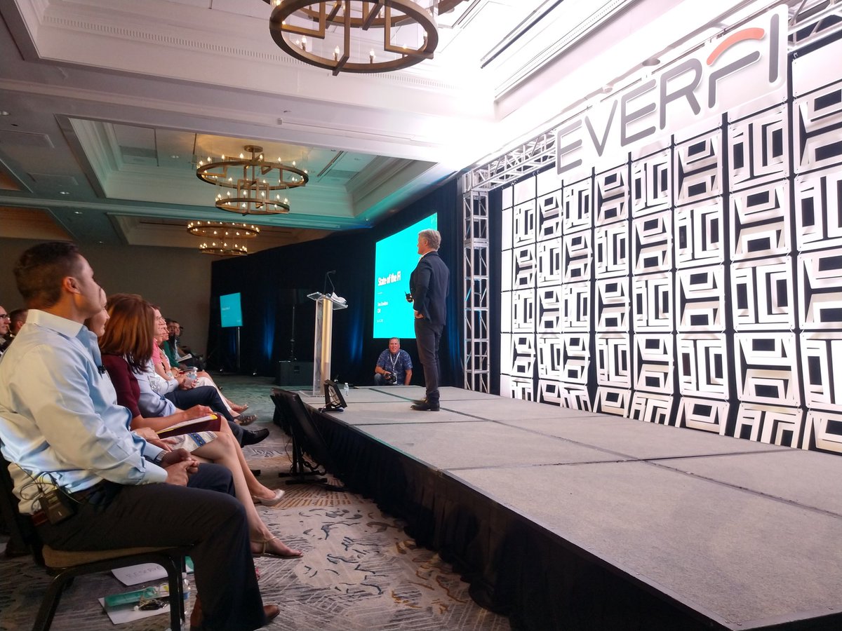 Everfi's tweet photo. So glad to see all our friends &amp; colleagues in DC for a great opening to #UNION2018 filled with laughs, smiles and a lot of memorable moments. We even got visits from Jeff Bezos &amp; Bono and learned that our Co-founder &amp; CEO @tommydavidson will be featured on the next U2 album. https://t.co/VGcF3JtiwC