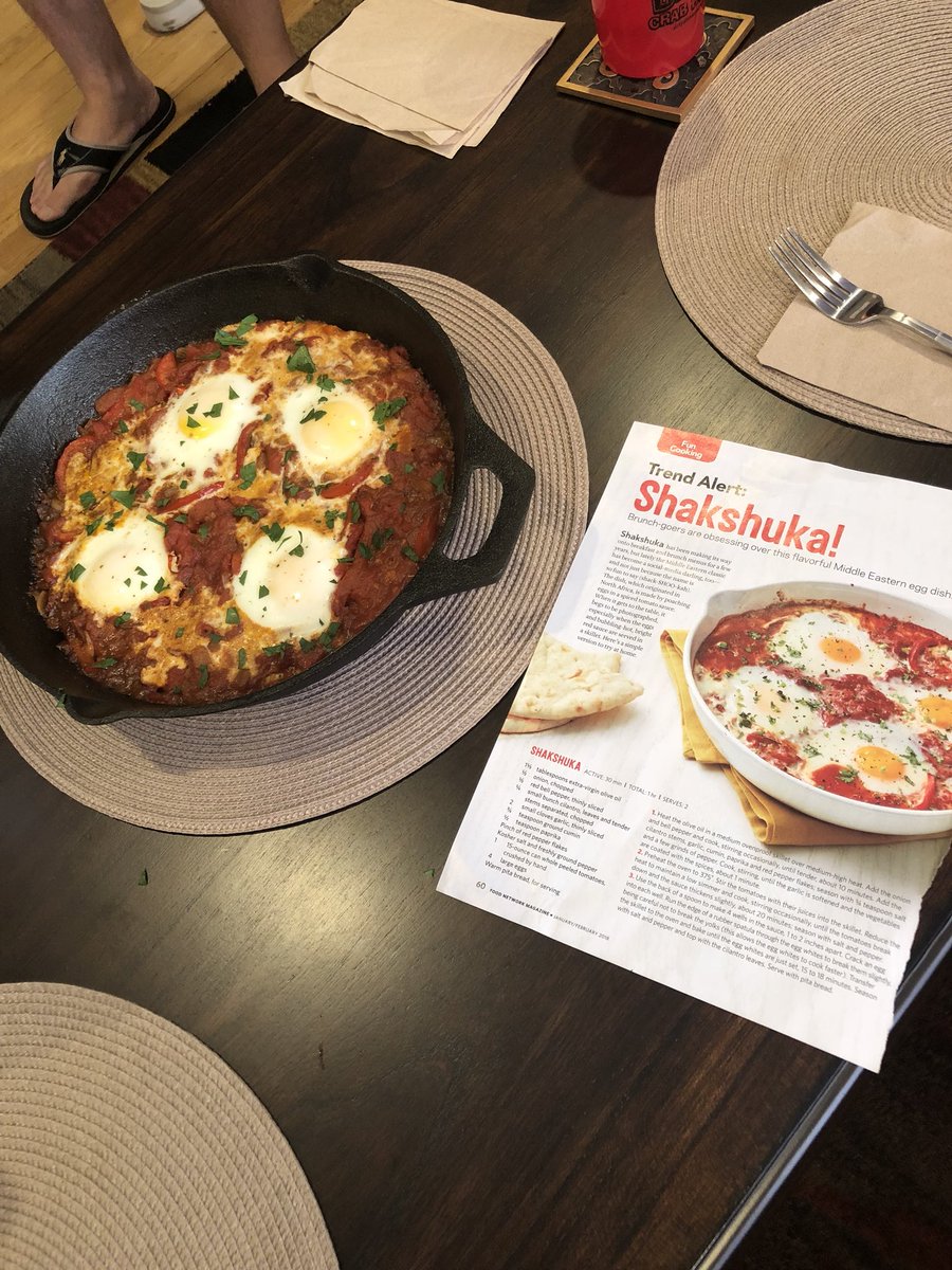 AlohaMJ's tweet image. So - how’d I do for my first time? #shakshuka #Food #dinner #homemade #jerseygirlcooking #Foodie #foodporn #foodstagram #Cooking