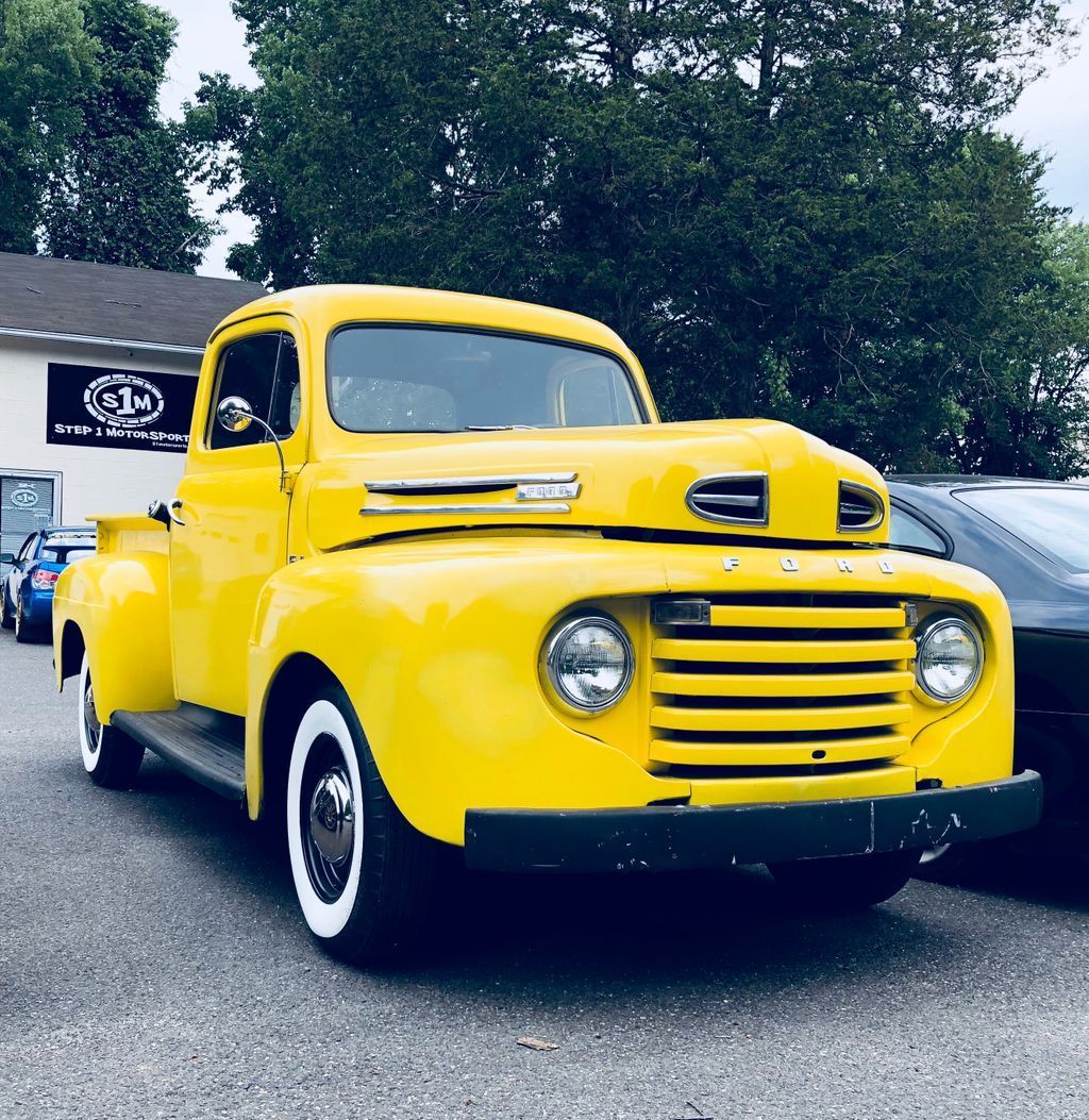 s1motorsports's tweet photo. Very cool 1949 Ford Flathead V8 Pickup in for complete electrical system updating and 12v conversion.
🏁🏁
#step1motorsports #S1M #S1Mfamily #ford #fordtruck #classic #classicford #vintage #builtfordtough #fordlife #trucklife #oldtruck #yellowAF #flathead #v8 https://t.co/aVEkLbQRae