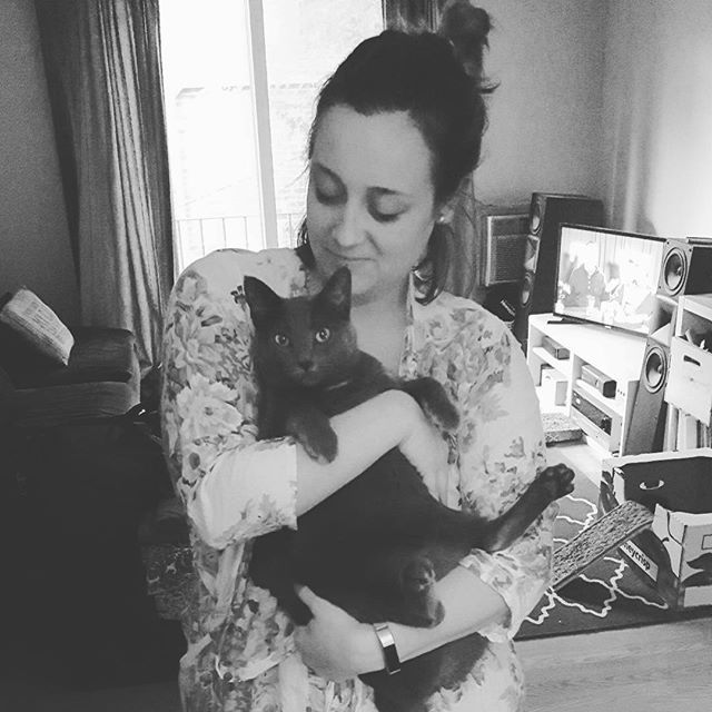 AlexYargeau's tweet photo. Anyone else put their pajamas on as SOON as they walk in the door? Literally have had my jams on, face washed, and have been snuggling with this girl since 5pm. Happy hump day! #rubywhy https://t.co/294aHhFeeH https://t.co/rMEk3UC4wI