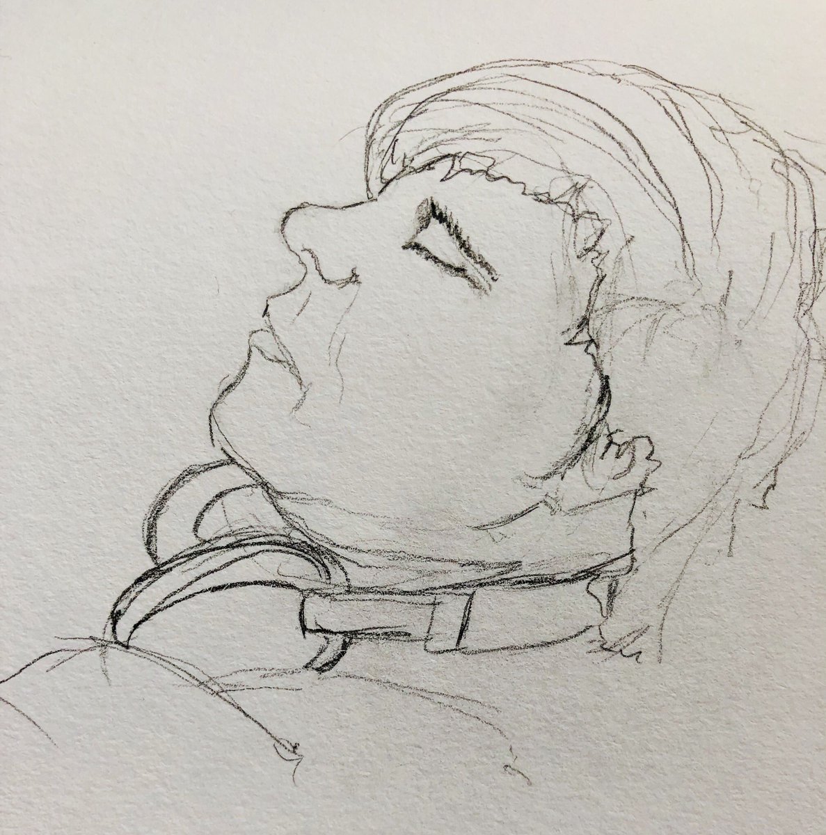 PeeGadget's tweet photo. Sleeping Lady Jane #planeheads #flairair #victoria #yyj #sketch #usk https://t.co/doxrRUgSc0