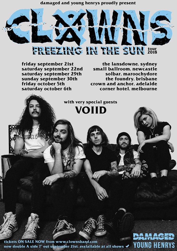 Clownsband's tweet photo. 🚨 NEW SINGLE! NEW CLIP! NEW TOUR! 🚨 It’s all here at https://t.co/YBPRFc9ghm. https://t.co/vnl7M7xnxQ