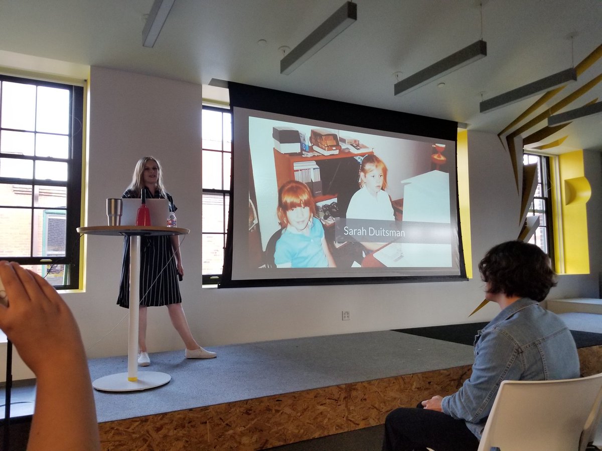 CodeCocktailsKC's tweet image. #CodingCocktails program director @skduits talks about joining @KCWomeninTech and her experience growing as a public speaker and meeting our awesome attendees!