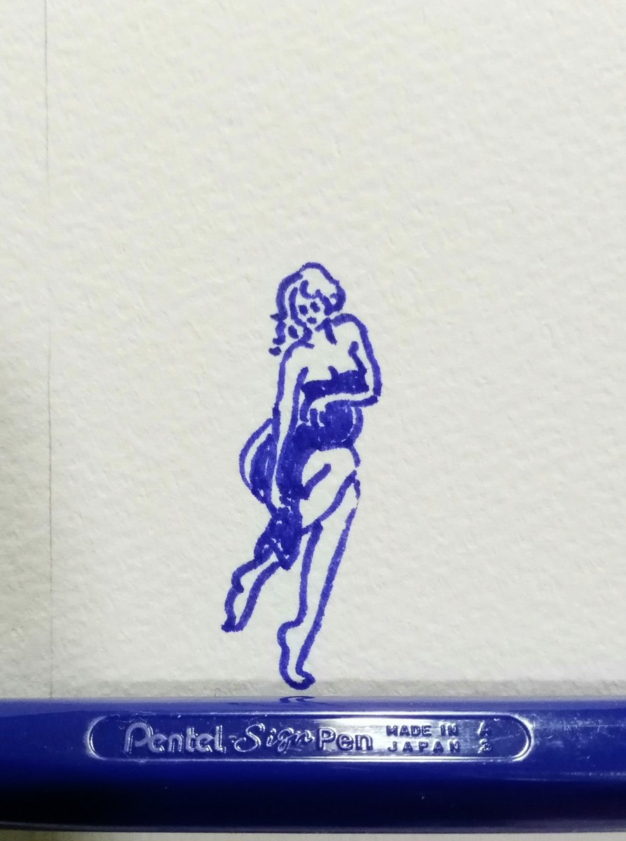 ねや ミニマムピンナップガール アレンジ模写 イラスト Illustration Small Sexy Girl By Signpen サインペン Signpen ぺんてる Pentel ピンナップガール Pinupgirl やっぱり椅子描くか悩んだ T Co Ndjmke5xt1