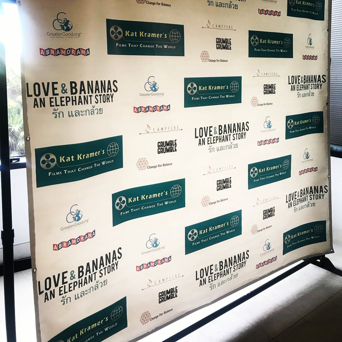 RedCarpetTalk's tweet photo. Covering the 10th Anniversary Celebration for "Kat Kramer's Films That Change The World" Presents "Love &amp; Bananas: An Elephant Story" a Film by Ashley Bell #Hollywood #Celebrities #RedCarpet https://t.co/Xp0NXYkceM