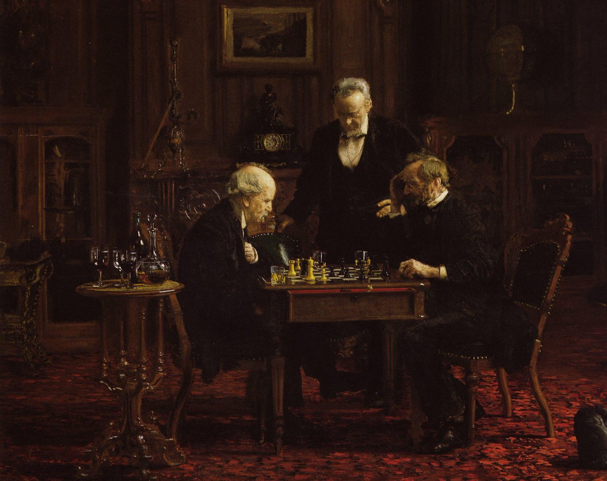 The Chess Players by Thomas Eakins (1911)