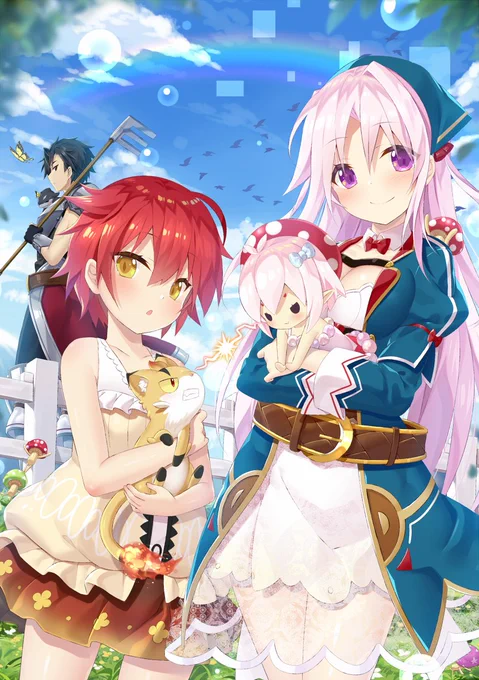 【告知】富士見ファンタジア文庫様より明日の7/20発売『モンスター・ファクトリー4』著:アロハ座長先生 の挿絵を引き続き担当させていただいております! 
今回はジニー(赤毛の娘)の活躍する巻になってますよ!書店等でお見かけした際は是非! https://t.co/3T8TKQRRHz 